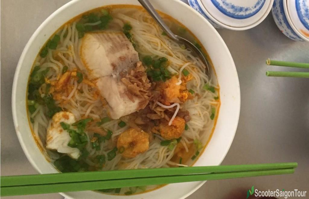 Chau Doc Rice Noodle Soup with Fish - a Speciality foods in Mekong ...
