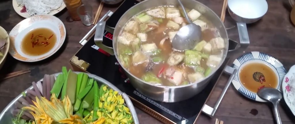 Fermented Fish Hot Pot With Wild Vegetables In U Minh - Specialty foods of Ca Mau