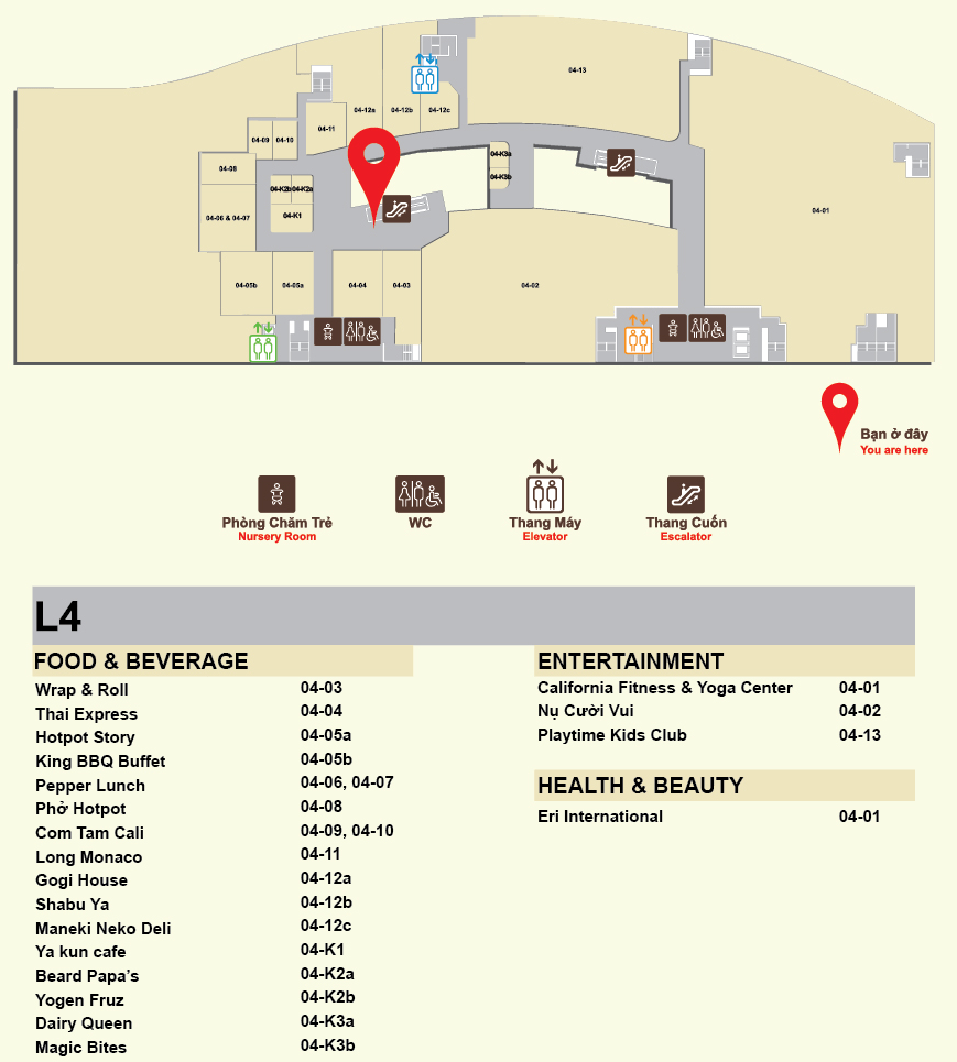 4th floor plan - Scooter Saigon Tours