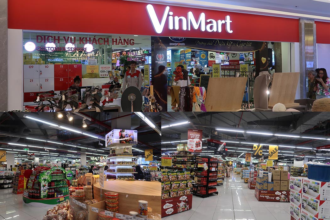 Vinmart supermarket at Vincom Center Landmark 81 Shopping Mall
