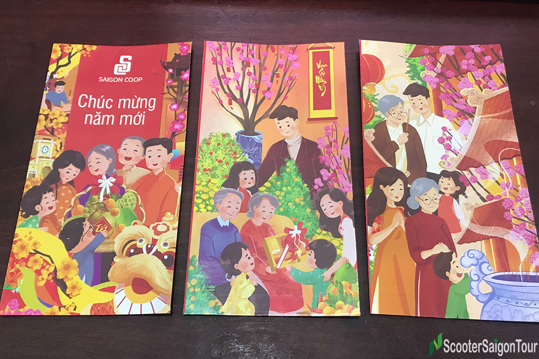 Red Envelope Printable Bao Lì Xì for Vietnamese Lunar New 